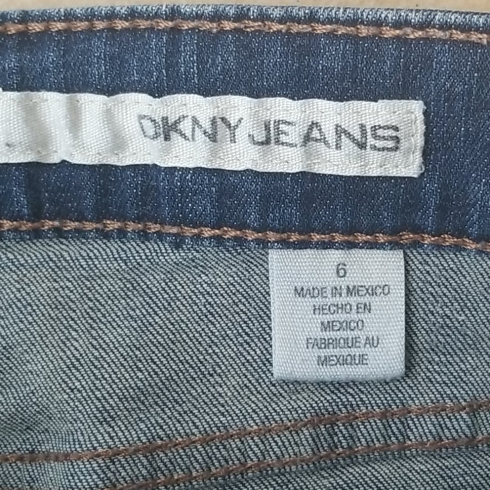 DKNY blue Soho capris size 6 - Picture 4 of 9